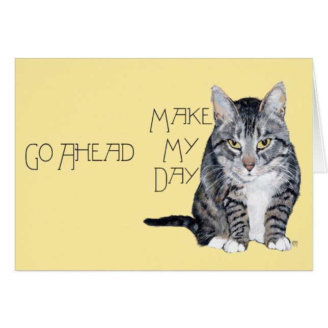 Tabby Cat - Mach meinen Tag (Vorderseite (Horizontal))