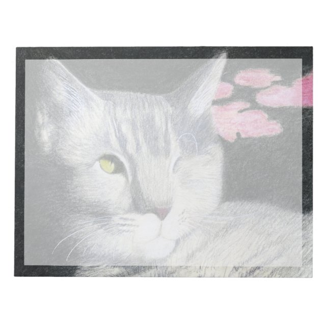 Tabby Cat Notizblock (Vorderseite)
