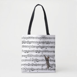 Tabby Cat On Sheet Music
