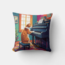 Tabby Cat Piano