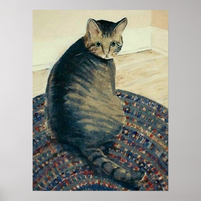 Tabby Cat Poster (Vorne)