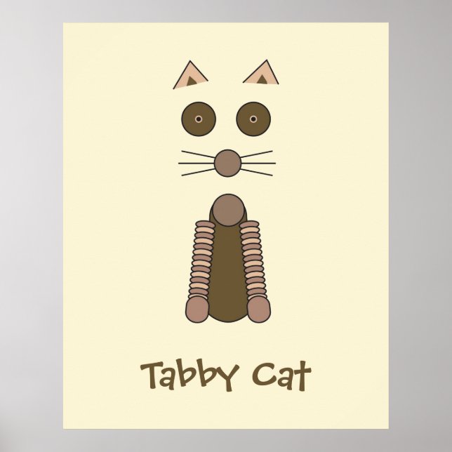 Tabby CAT Poster (Vorne)