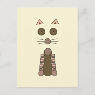 Tabby CAT Postkarte