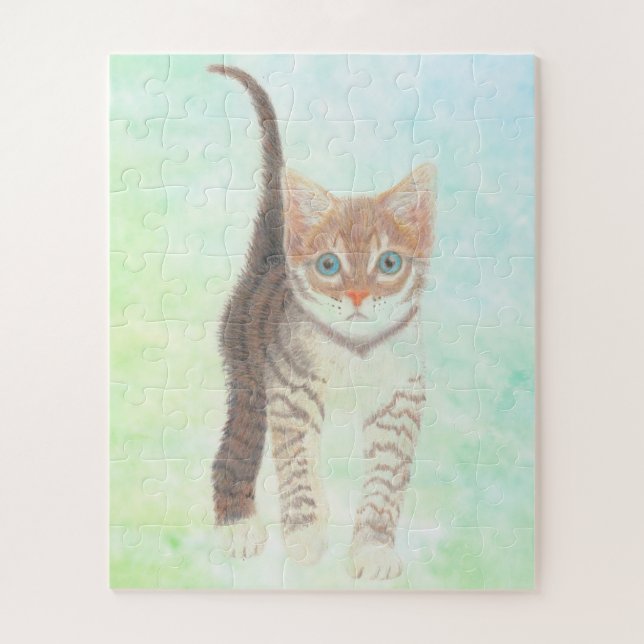 Tabby Cat Puzzle (Vertikal)