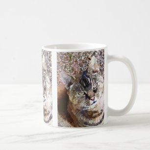 TABBY CAT TASSE
