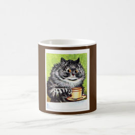 Tabby Cat Tasse, Louis Wain Kaffeetasse