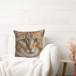 Tabby Cat Throw Kissen