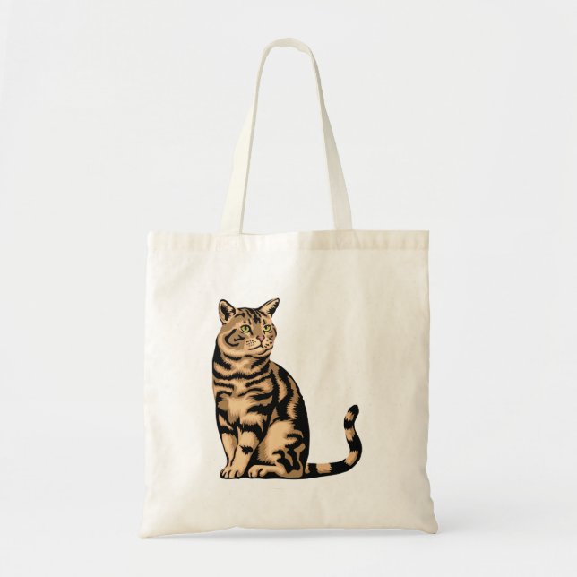 Tabby Cat  Tragetasche (Vorne)