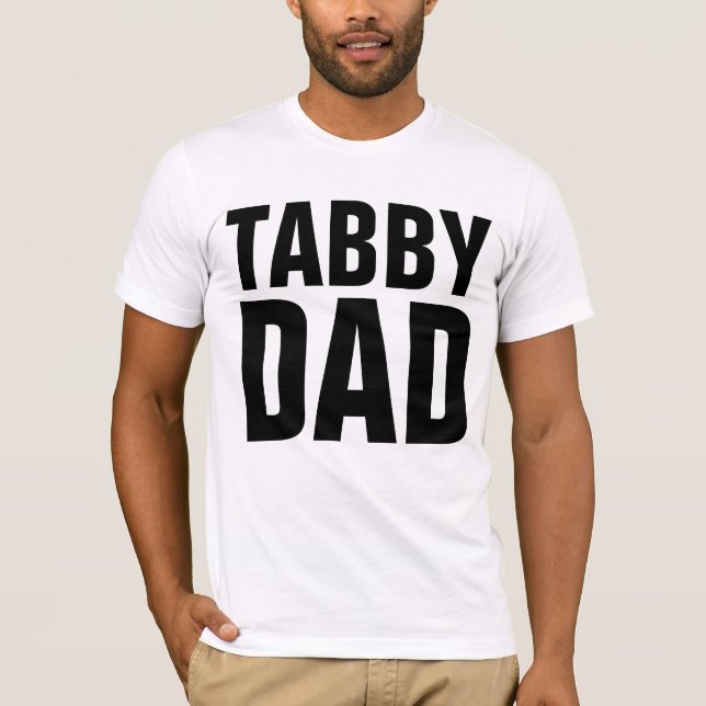 TABBY CAT VATER T - Shirt (Vorderseite)