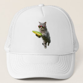 Tabby Disk Golfer Baseball Hat Truckerkappe