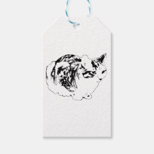 Tabby Gift Tag, Merry Finish Geschenkanhänger