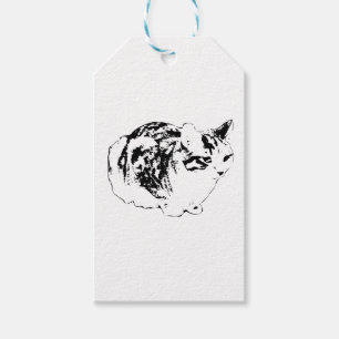 Tabby Gift Tag, Merry Finish Geschenkanhänger