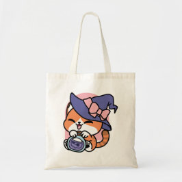 Tabby Hexenbrauen – Süßes Halloween-Katzendesign Tragetasche