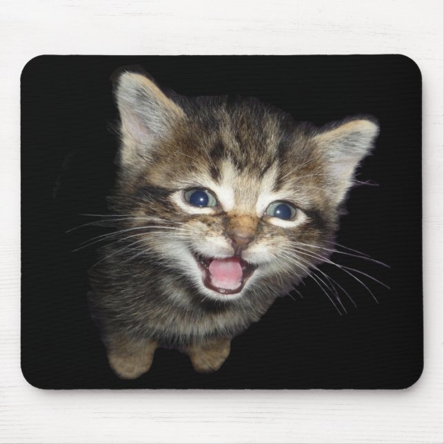 Tabby-Kätzchen-Mausunterlage Mousepad (Vorne)