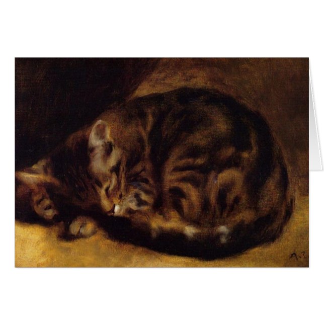 Tabby-Katze durch Renoir (Vorderseite (Horizontal))