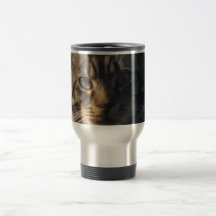 Tabby-Katze - rostfreier Stahl-Reise/Pendler-Tasse