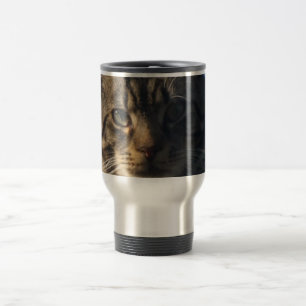 Tabby-Katze - rostfreier Stahl-Reise/Pendler-Tasse Reisebecher