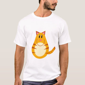 Tabby-Katzen-Cartoon T-Shirt