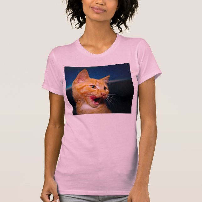 Tabby-Katzen-T - Shirt (Vorderseite)