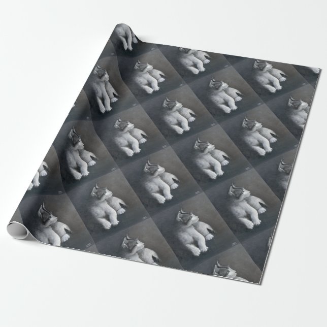 Tabby Kitten Geschenkpapier (Ungerollt)