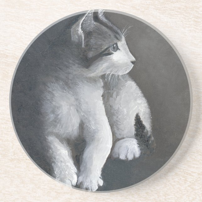 Tabby Kitten Getränkeuntersetzer (Vorne)