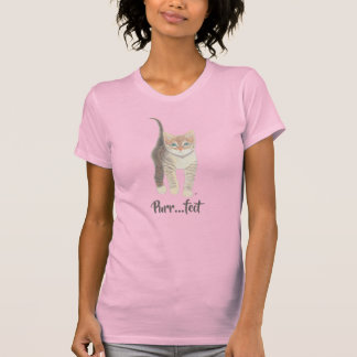 Tabby Kitten Women's Pink T-Shirt