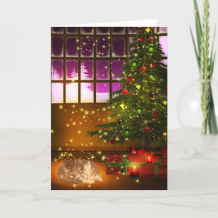 Tabby Kitty Weihnachten