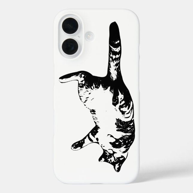Tabby-Kontur, minimale Ruhe Case-Mate iPhone Hülle (Rückseite)