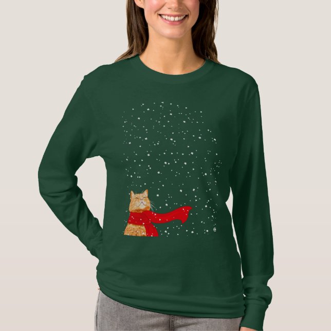 Tabby Lieben Snow T-Shirt (Vorderseite)