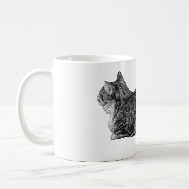 Tabby Loaf, weiche Textur Kaffeetasse (Links)