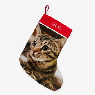 Tabby-Look (Anpassen) Kleiner Weihnachtsstrumpf