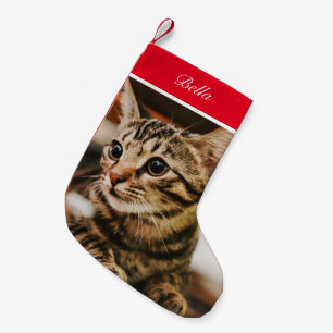Tabby-Look (Anpassen) Kleiner Weihnachtsstrumpf
