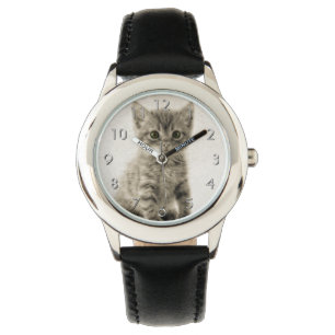 Tabby-Miezekatze Armbanduhr