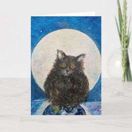 Tabby Tiger Cat Kitten Familiar Maureen Girard Karte