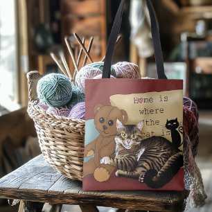 Tabby Zuhause Burgundy Cat