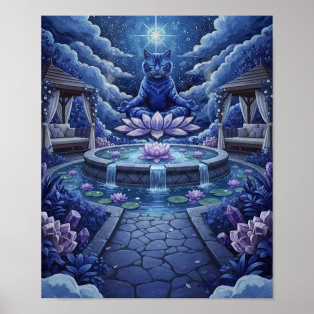 TabbyCatMeditation Poster (Vorne)