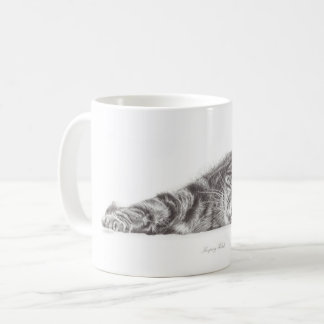 Tabbykatzenkunst, Katzen-Tasse, Tasse für