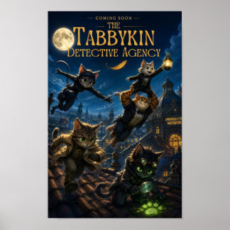 Tabbykin-Detektivagentur-Poster – Limitierte Aufla Poster
