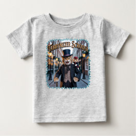 Tabbynezer Scrooge Illustration – Tabby Scrooge Baby T-shirt