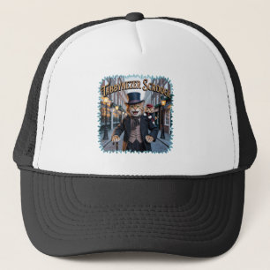 Tabbynezer Scrooge Illustration – Tabby Scrooge Truckerkappe