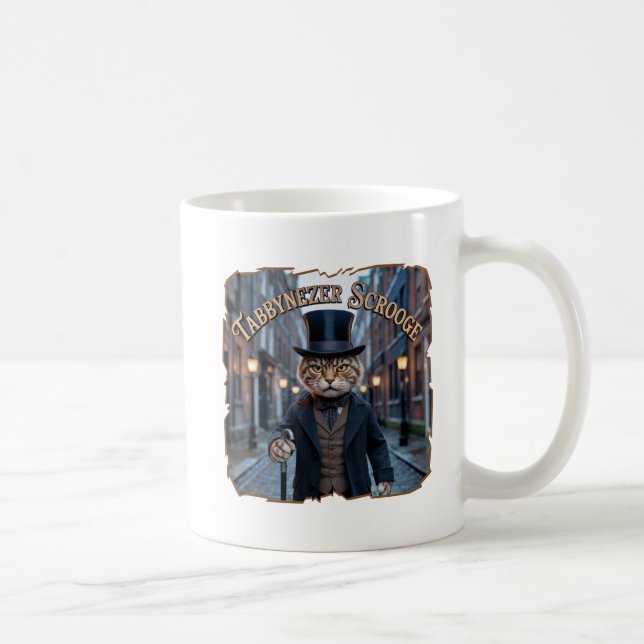 Tabbynezer Scrooge Photographic – Tabby Scrooge Kaffeetasse (Rechts)