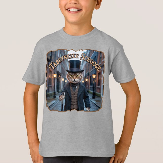 Tabbynezer Scrooge Photographic – Tabby Scrooge T-Shirt (Vorderseite)