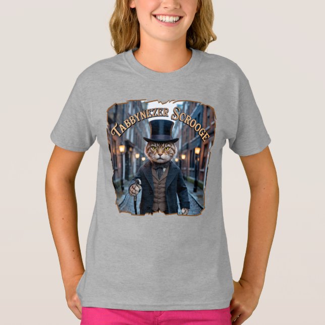 Tabbynezer Scrooge Photographic – Tabby Scrooge T-Shirt (Vorderseite)