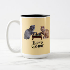Tabby's Gambit Zweifarbige Tasse