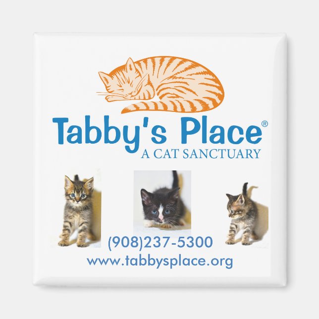 Tabby's Place Magnet (Vorne)