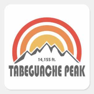 Tabeguache Peak Quadratischer Aufkleber