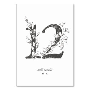 Tabelle 12 Schöne blumengezeichnete Traubenkleider Tischnummer