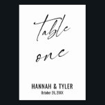 Tabelle 1 der zeitgenössischen eleganten Typografi Tischnummer<br><div class="desc">Kühl, einfach, modern, elegant. Dieses Design ergänzt eine wachsende Sammlung von einzigartigen Stücken, die auffällig und unverwechselbar sind. Verwenden Sie die Vorlagenfelder, um die Platzhalterangaben zu ändern und das Design selbst zu gestalten. Weitere Farben und Stile sind in dieser Sammlung verfügbar. Ich habe einen wunderschönen Schriftart für eine Grafik, die...</div>