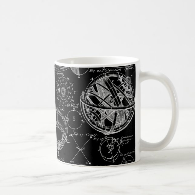 Tabelle der Astronomie Kaffeetasse (Rechts)