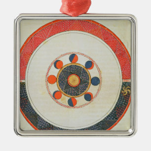 Tabelle der Bewegungen des Mondes in der Beziehung Silbernes Ornament